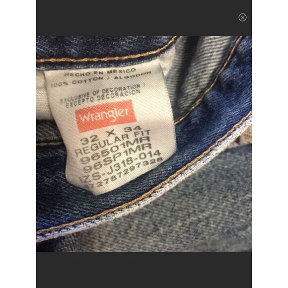 Reworked Vintage Wrangler Distressed Jeans - Picture 2 of 8